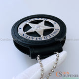 Justified Raylan Givens U.S. Marshal Flat Badge TV Show Prop Replica