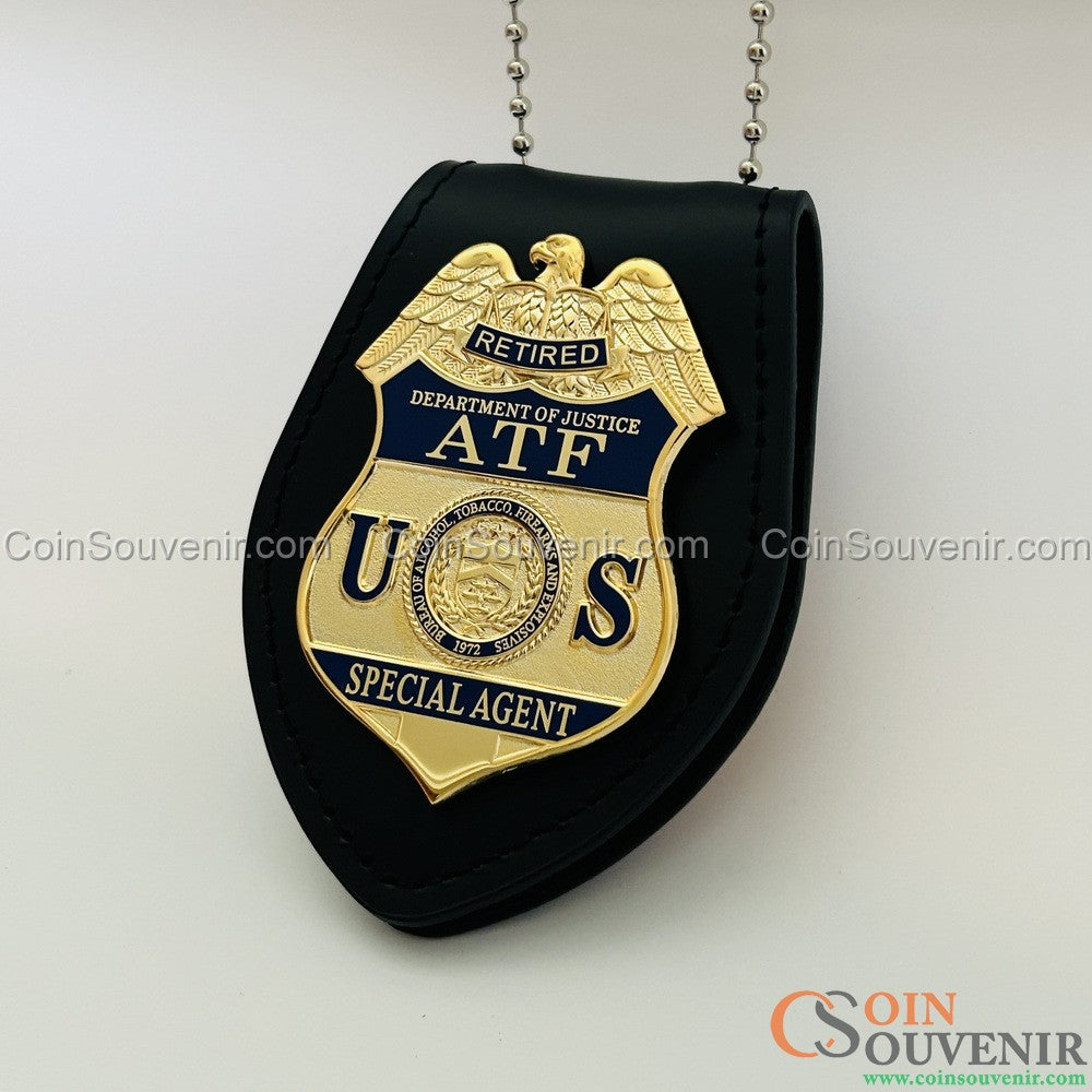 ATF Special Agent Retired Badge Premium Enamel Museum Quality