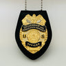 USCIS Citizenship and Immigration Services Officer Wallet Badge Museum Quality