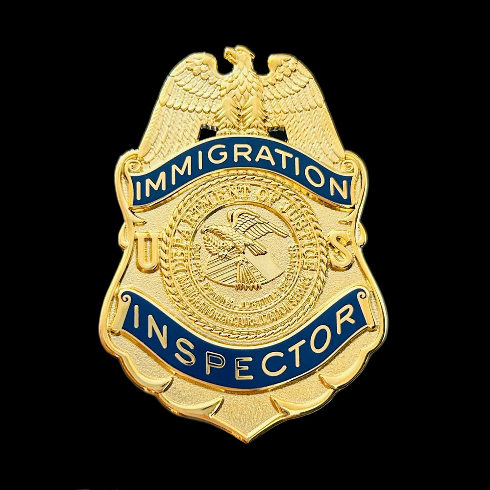 U.S. INS Immigration Inspector Badge Museum Quality