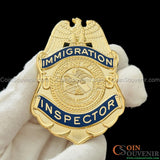 U.S. INS Immigration Inspector Wallet Badge Museum Quality