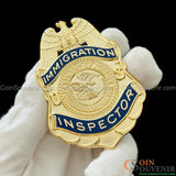 U.S. INS Immigration Inspector Wallet Badge Museum Quality