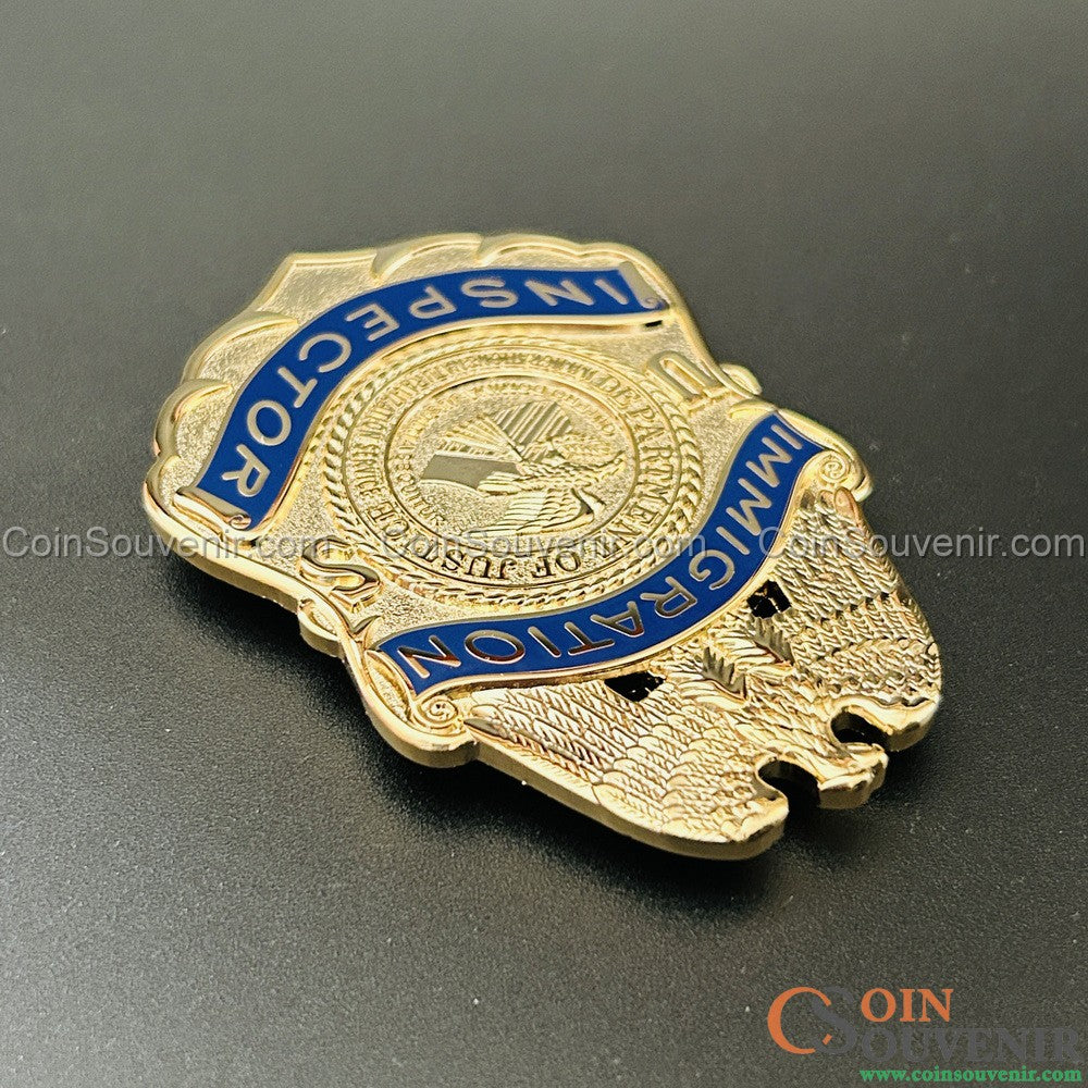 U.S. INS Immigration Inspector Badge Museum Quality