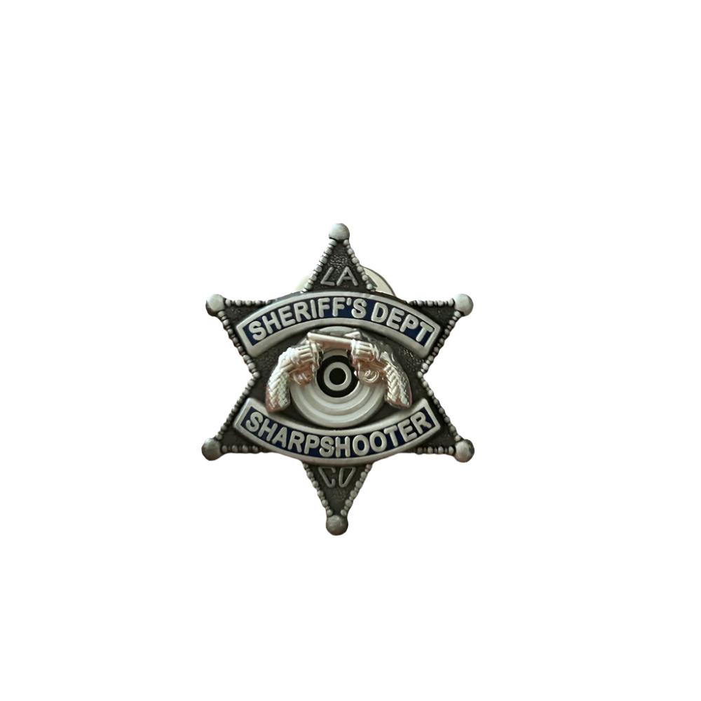 LASD SHARPSHOOTER Los Angeles Sheriff's Dept Lapel Pin – Coin Souvenir