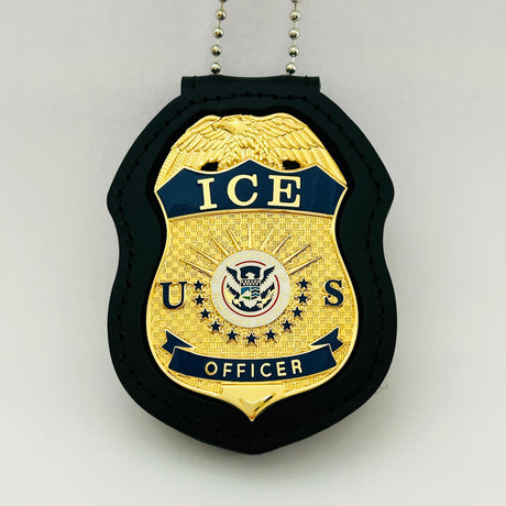 US ICE Officer Badge Premium Enamel Exact Replica