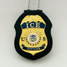 US ICE Officer Badge Premium Enamel Exact Replica
