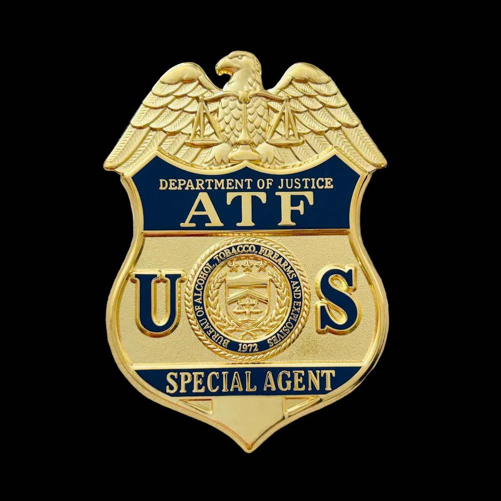 ATF Special Agent Badge Premium Enamel Exact Replica