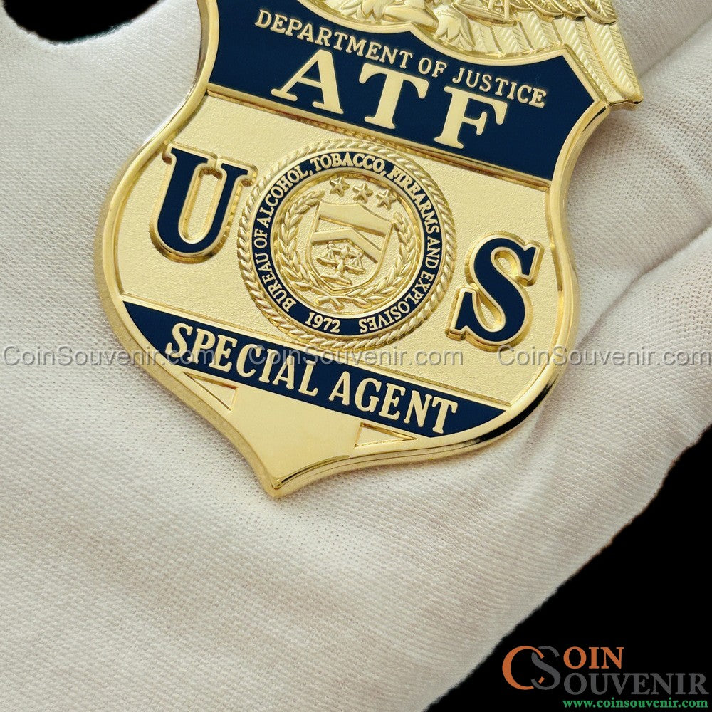 ATF Special Agent Badge Premium Enamel Exact Replica