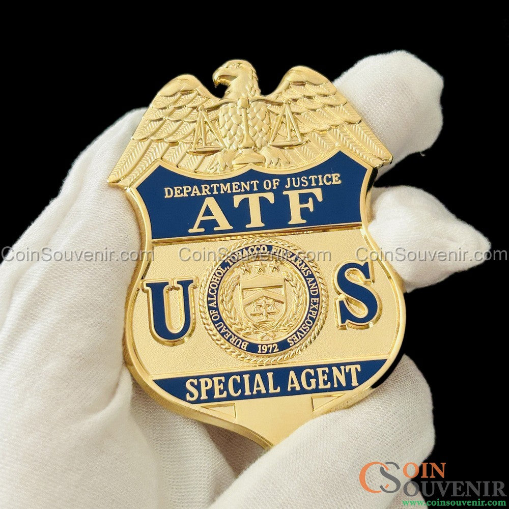 ATF Special Agent Badge Premium Enamel Exact Replica