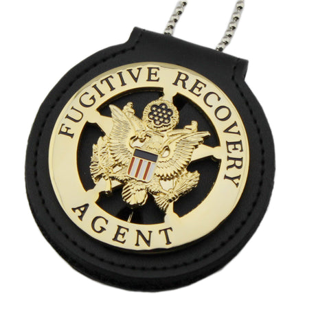 US Fugitive Recovery Agent Abzeichen aus massivem Kupfer, Nachbildung von Film-Requisiten