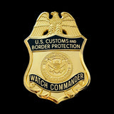 US CBP Watch Commander Badge Premium Enamel Museum Quality