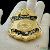 US CBP Watch Commander Badge Premium Enamel Museum Quality