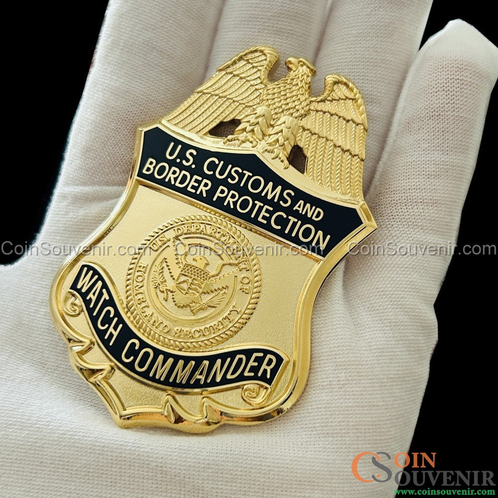 US CBP Watch Commander Badge Premium Enamel Museum Quality