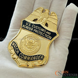 US CBP Watch Commander Badge Premium Enamel Museum Quality