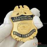 US CBP Watch Commander Badge Premium Enamel Museum Quality