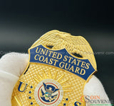 USCG U.S. Coast Guard Officer Badge Museum Quality *Safety Pin Version*