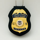 USCG U.S. Coast Guard Officer Badge Museum Quality *Safety Pin Version*