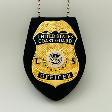 USCG U.S. Coast Guard Officer Badge Museum Quality *Safety Pin Version*