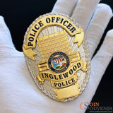 US IPD Inglewood Police Officer Badge