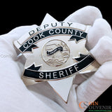 CCSO Cook County Sheriff Star Deputy Badge Premium Enamel Exact Replica