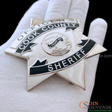 CCSO Cook County Sheriff Star Officer Badge Premium Enamel Exact Replica