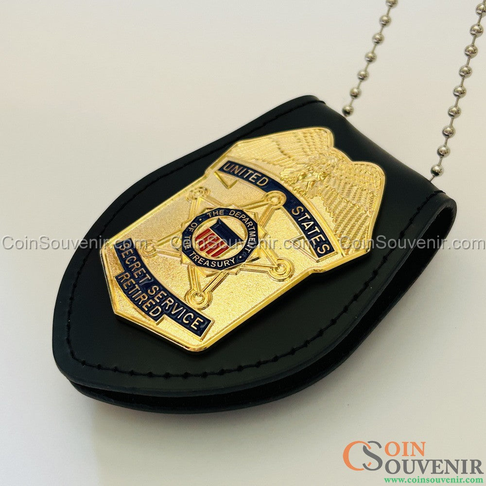 RETIRED USSS U.S. Treasury Secret Service Badge Retirement Gift