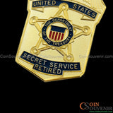RETIRED USSS U.S. Treasury Secret Service Badge Retirement Gift