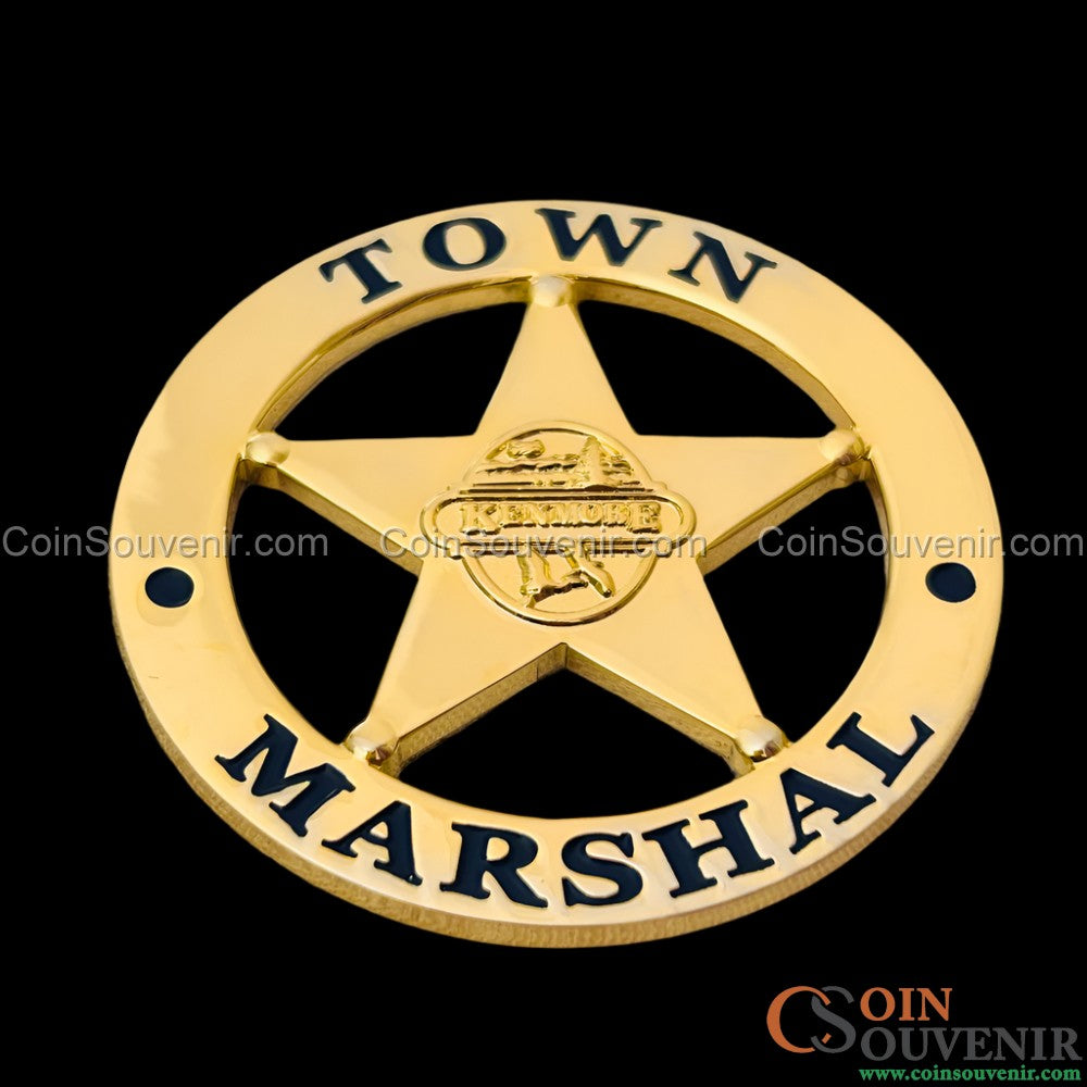 City of Kenmore Washington Town Marshal Flat Badge