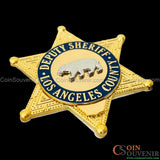 Badge Réplique Los Angeles County Deputy Sheriff - Avec étui Cuir - 8x8 Cm - Accessoire Déco Costume, Cadeau Collection Étui Cuir Insigne Badge Réplique Los Angeles County Deputy Sheriff - Avec étui Cuir - 8x8 Cm - Accessoire Déco Costume, Cadeau Collection Étui Cuir Insigne