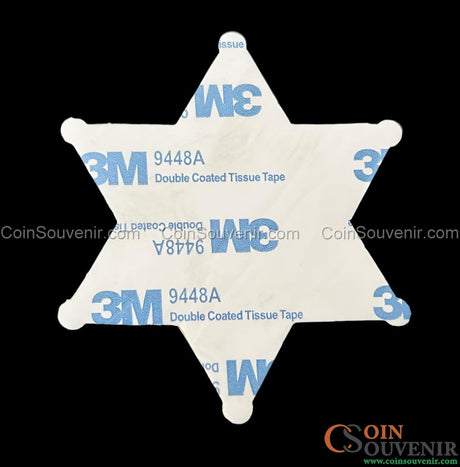 LASD Los Angeles County Deputy Sheriff Star Flat Badge For Shadow Box Customizable Rank and Number