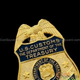 U.S. Customs Treasury Customs Officer Badge MUSEUM QUALITY
