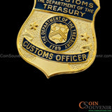 U.S. Customs Treasury Customs Officer Badge MUSEUM QUALITY