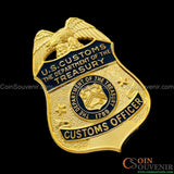 U.S. Customs Treasury Customs Officer Badge MUSEUM QUALITY