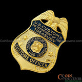 U.S. Customs Treasury Customs Officer Badge MUSEUM QUALITY