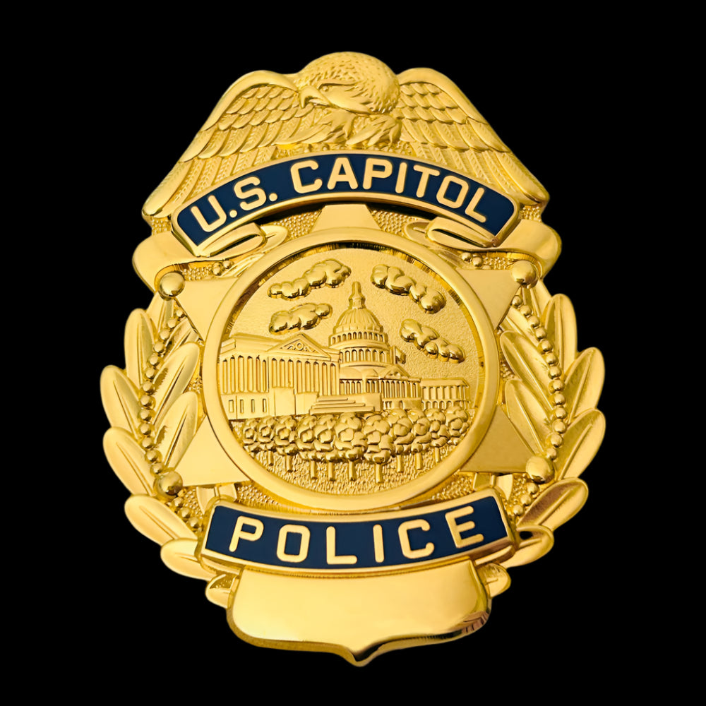 USCP U.S. Capitol Police Badge Customizable Number