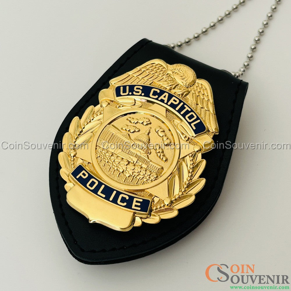 USCP U.S. Capitol Police Badge Customizable Number