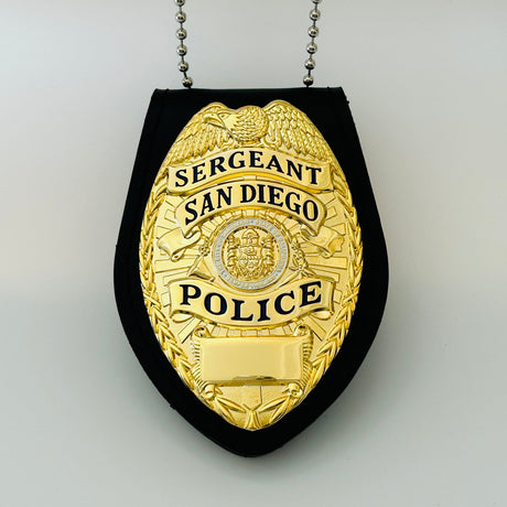 SDPD Sergeant San Diego Police Badge Museum Piece