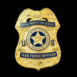 USPIS TFO U.S. Postal Inspection Service Task Force Officer Badge Gold