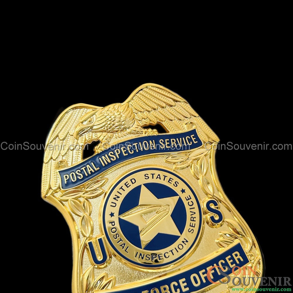 USPIS TFO U.S. Postal Inspection Service Task Force Officer Badge Gold