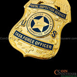USPIS TFO U.S. Postal Inspection Service Task Force Officer Badge Gold