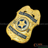 USPIS TFO U.S. Postal Inspection Service Task Force Officer Badge Gold