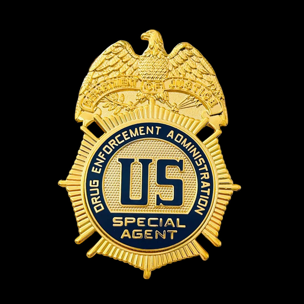 U.S. DEA Special Agent Badge Exact Replica Museum Quality