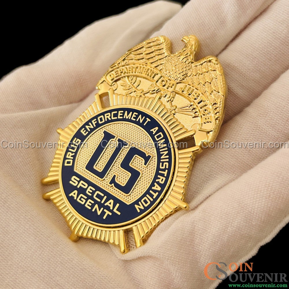 U.S. DEA Special Agent Badge Exact Replica Museum Quality