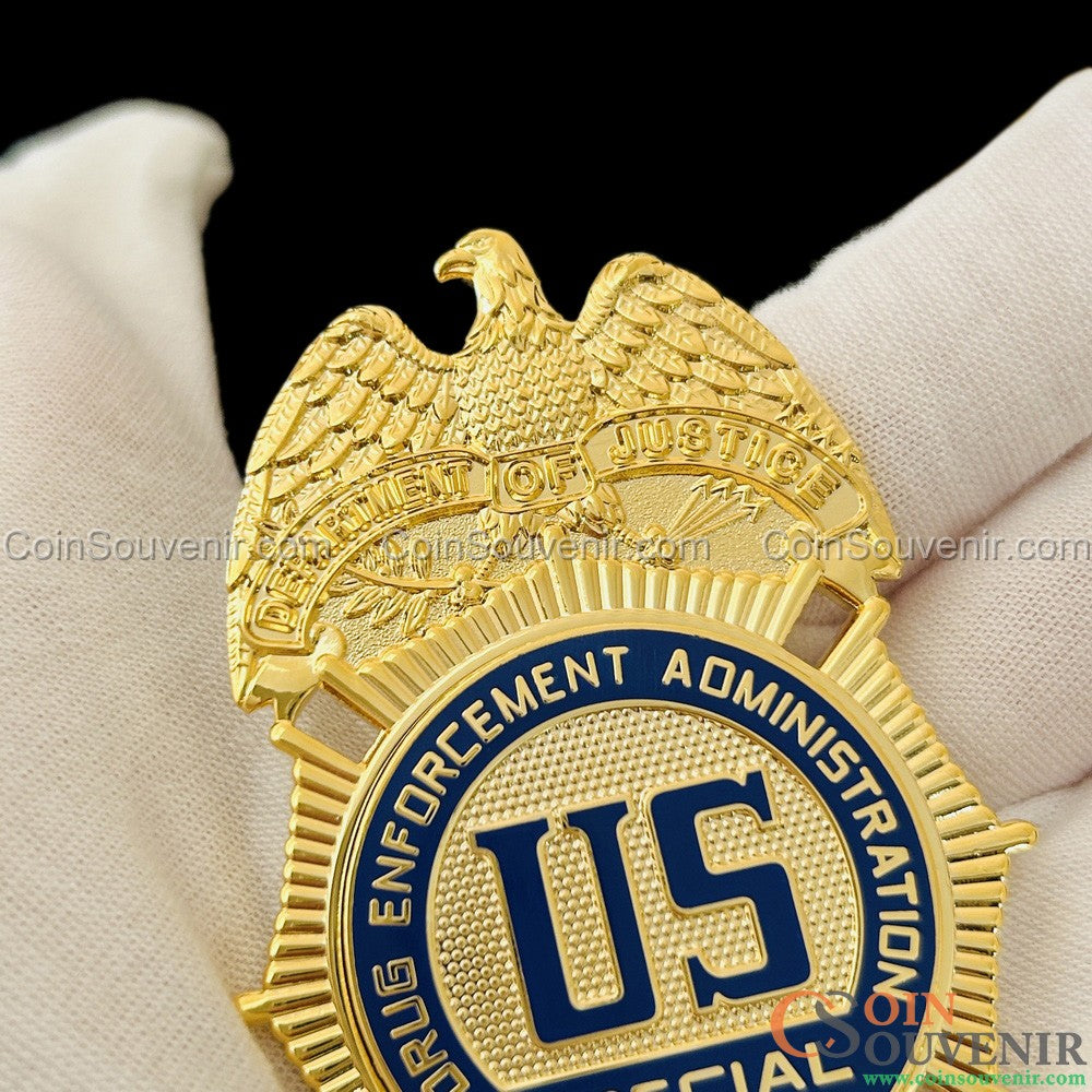 U.S. DEA Special Agent Badge Exact Replica Museum Quality