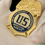 U.S. DEA Special Agent Badge Exact Replica Museum Quality