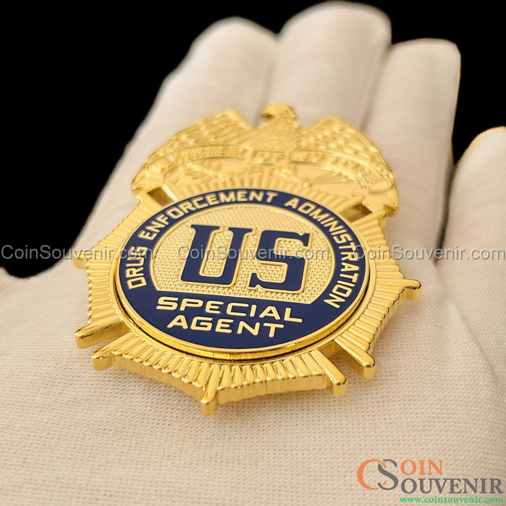 U.S. DEA Special Agent Badge Exact Replica Museum Quality