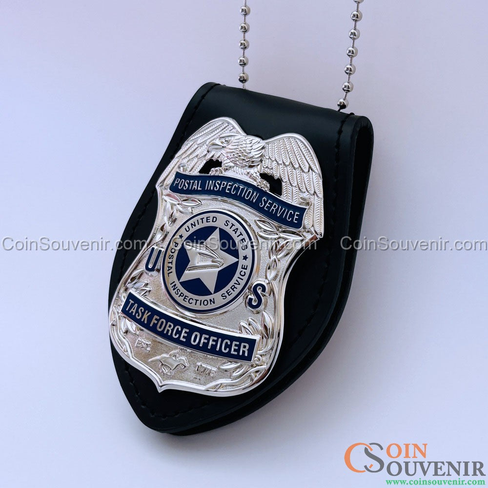 USPIS TFO U.S. Postal Inspection Service Task Force Officer Badge Silver