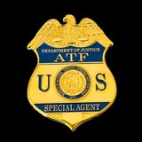 Flaches Abzeichen „Special Agent“ der US-ATF für Schattenbox