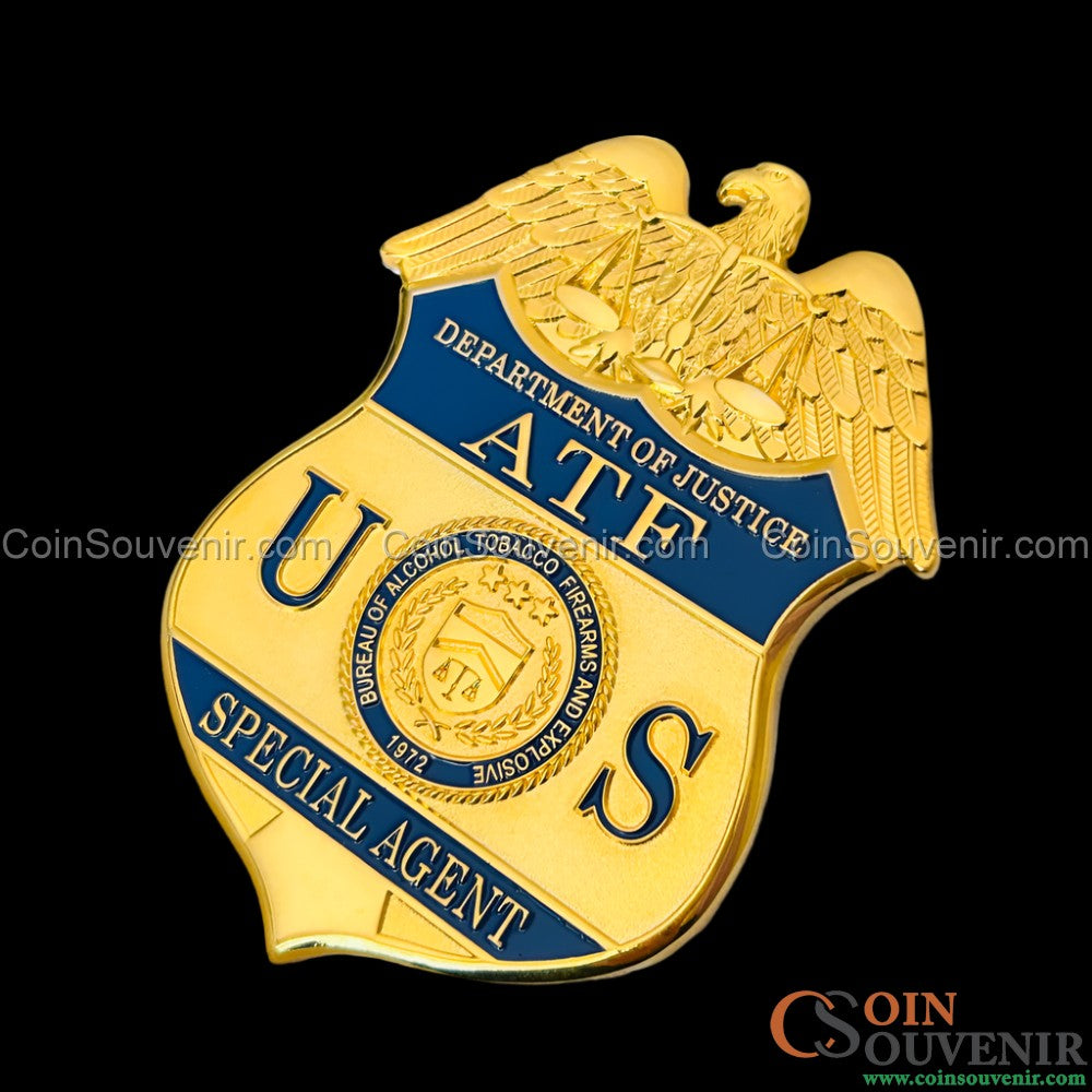 US ATF Special Agent Flat Badge For Shadow Box – Coin Souvenir