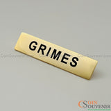 Accessoires de série télévisée The Walking Dead, badges + patchs + barre de nom, ensemble de Cosplay du shérif du comté de King Rick